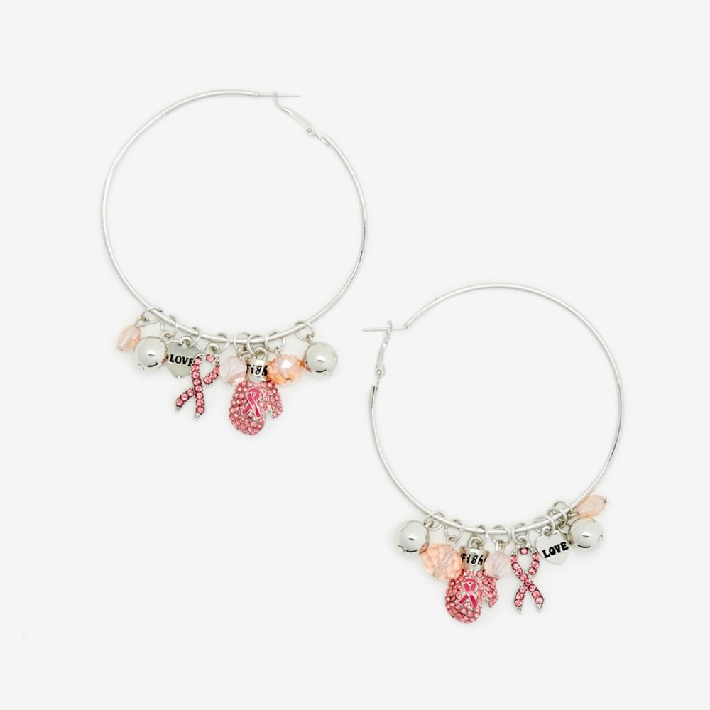 Hoop Charm Earrings